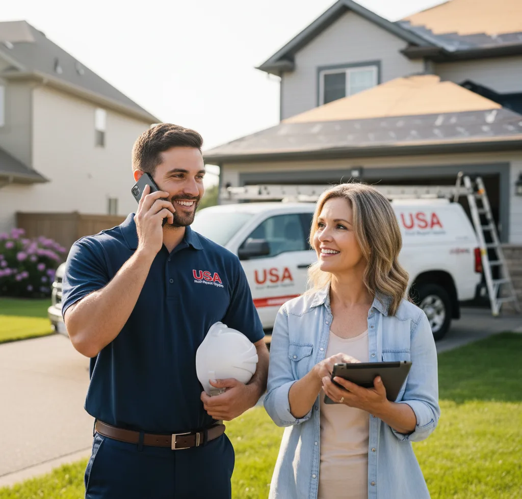 USA Roof Repair Experts customer support in McRae-Helena